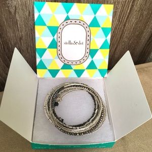 NEW boxed STELLA & DOT Celine wrap bracelet